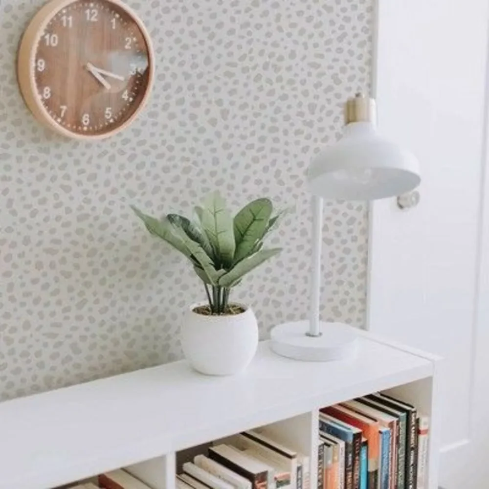 Novogratz Scout Peel and Stick Wallpaper Neutral Spots 28 sq ft